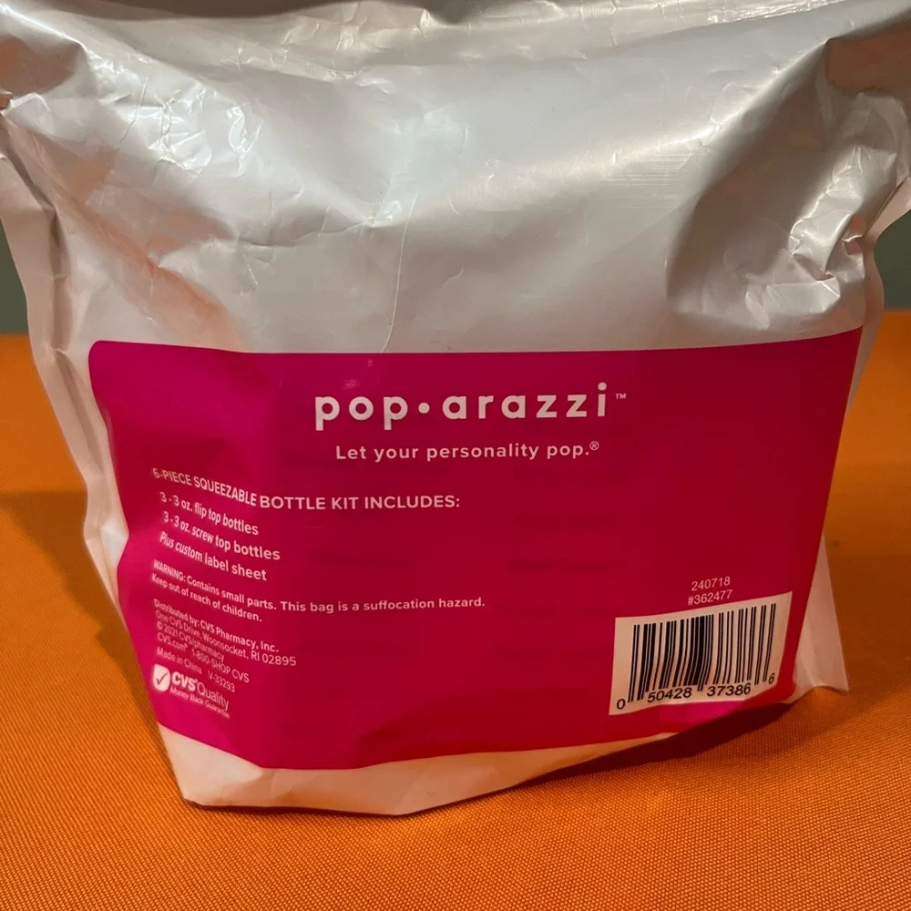 6/$25 Pop•arazzi travel Squeezable Bottle Kit - Picture 3 of 7